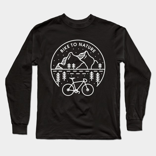 Bike to Nature Long Sleeve T-Shirt by VEKTORKITA